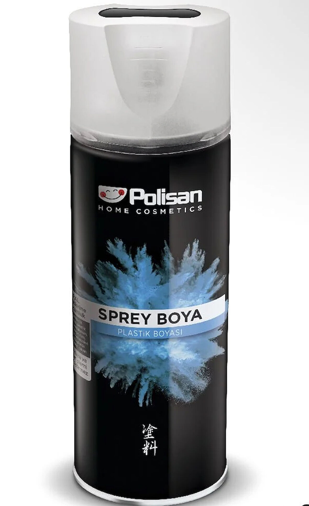 Polisan Sprey Plastik Yüzey Aksam Boyası 400Ml Mat Siyah Ral9004