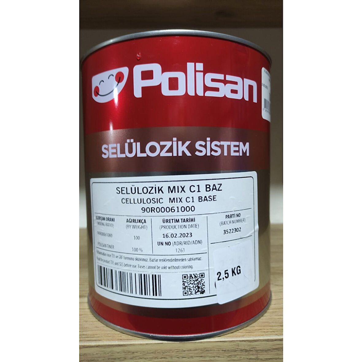 Polisan Selülozik Boya Beyaz 2,3 Litre