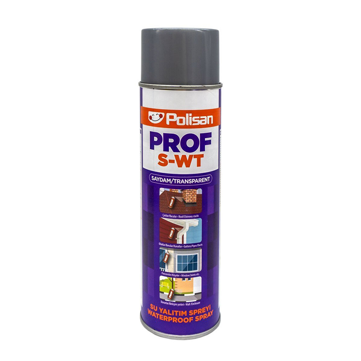 Polisan Prof Şeffaf Su Yalıtım Spreyi (s-wt) 500Ml