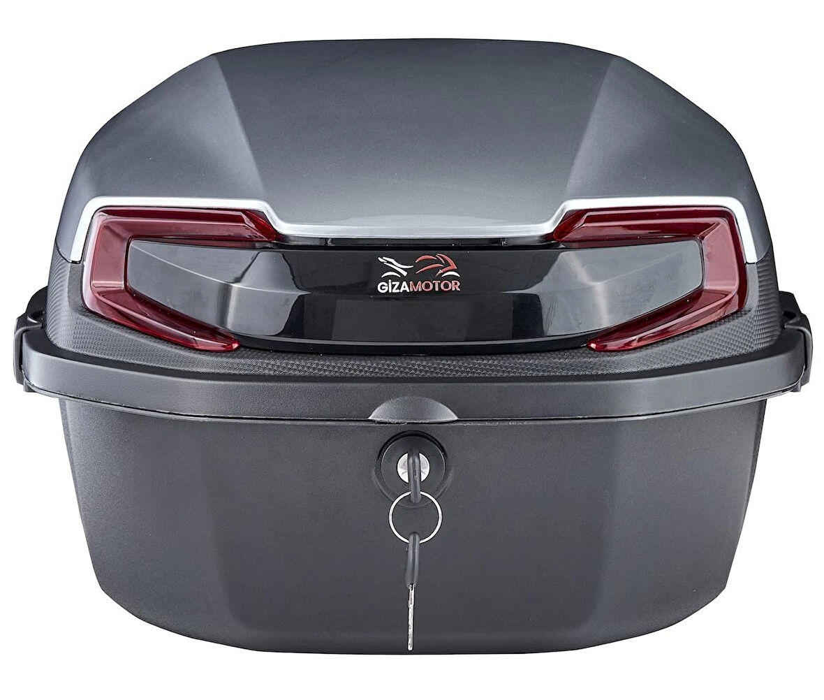 Motosiklet Çantası 33 Litre Metalik Açık Gri