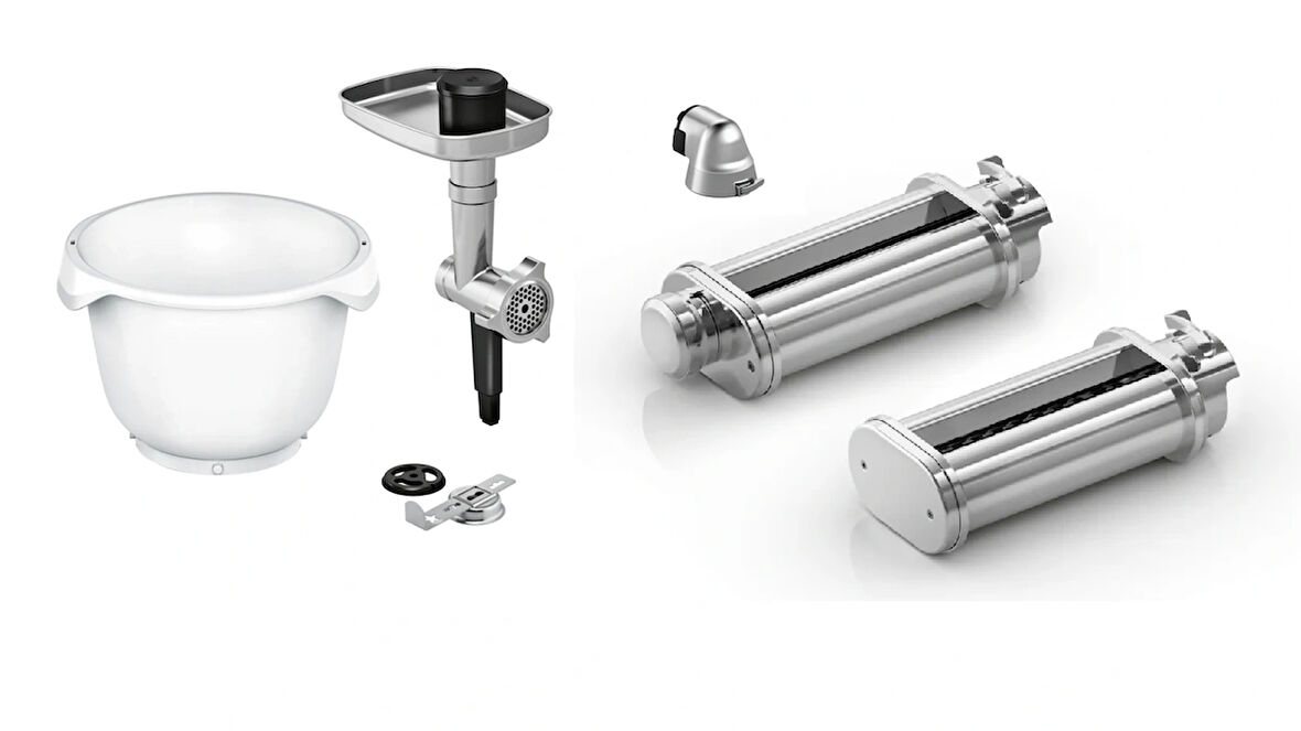 Bosch Optimum Mum 9-8 Uyumlu Mutfakmakinesi Kıyma Çekme Ve Makarna Açma Aparatı