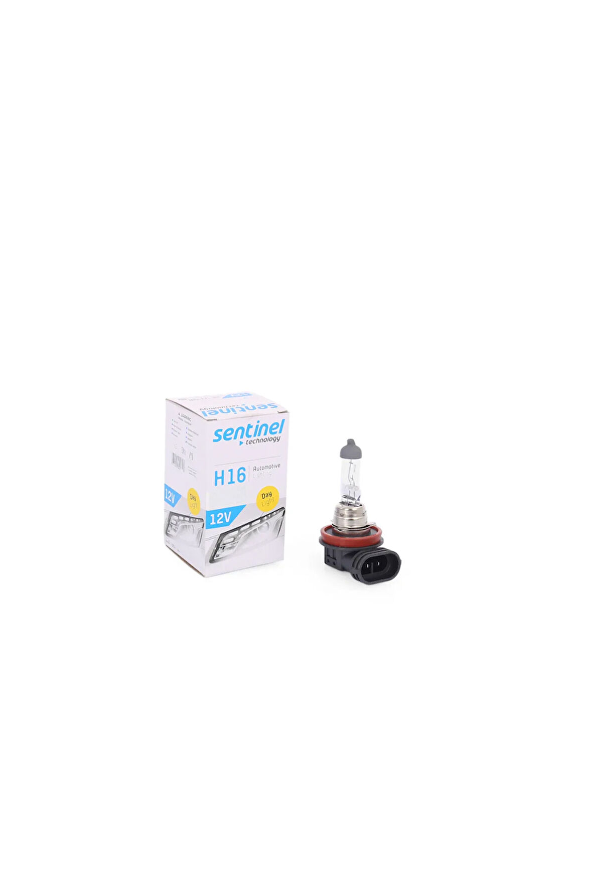 SENTİNEL H16 12V 19W HALOGEN FAR VE SİS AMPÜLÜ (