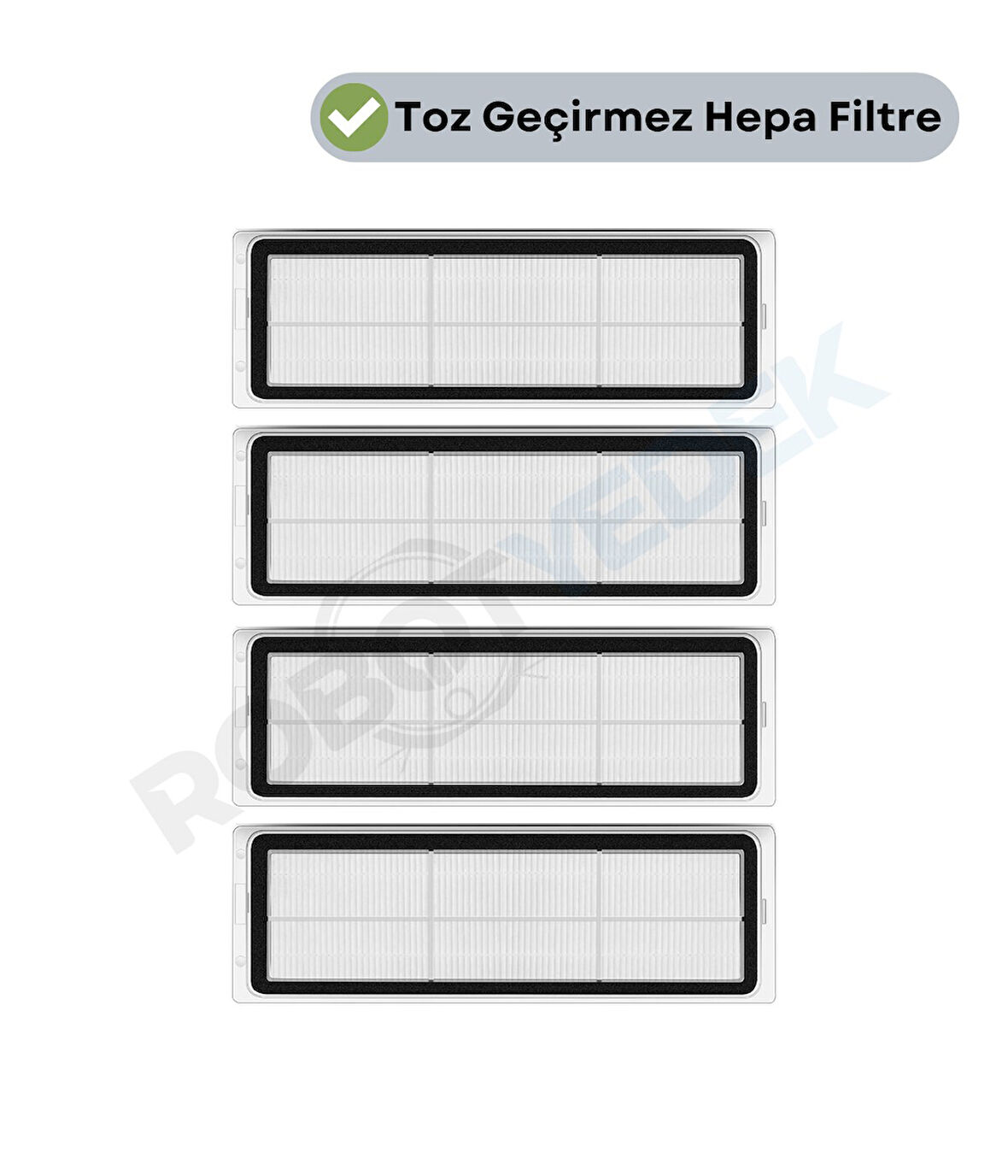 Xiaomi H40 Uyumlu Yedek Hepa Filtre-4 Parça