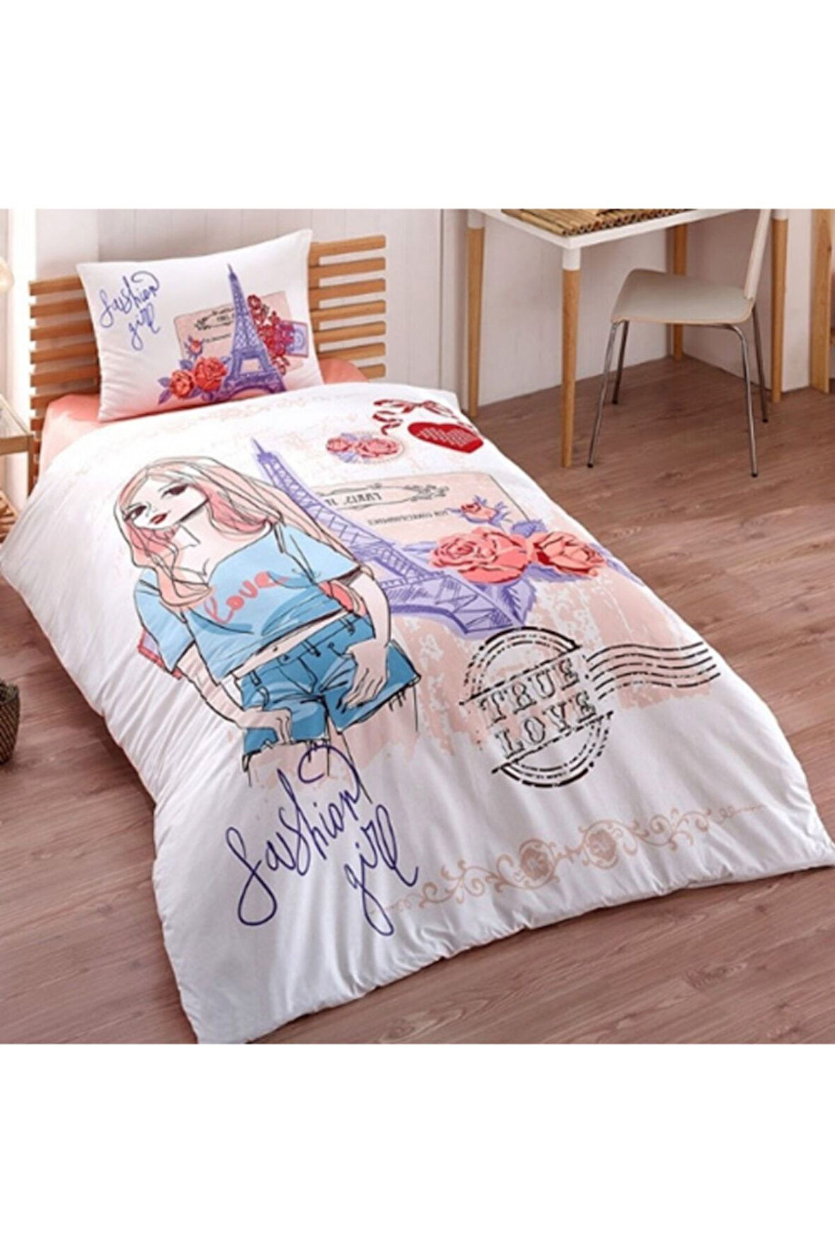 Taç Kristal Tek Kişilik Uyku Seti Fashion