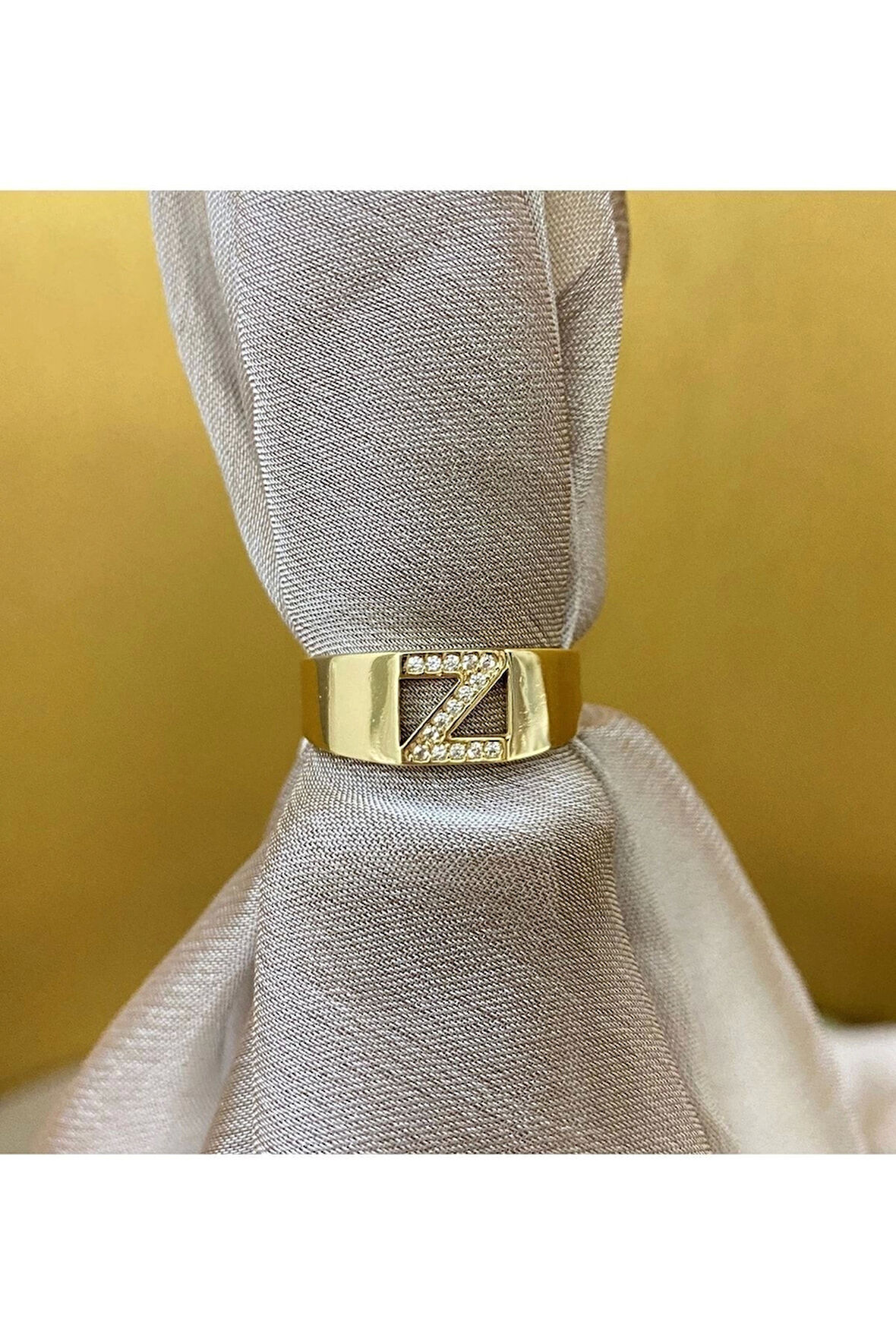 Z Harf Altın Yüzük