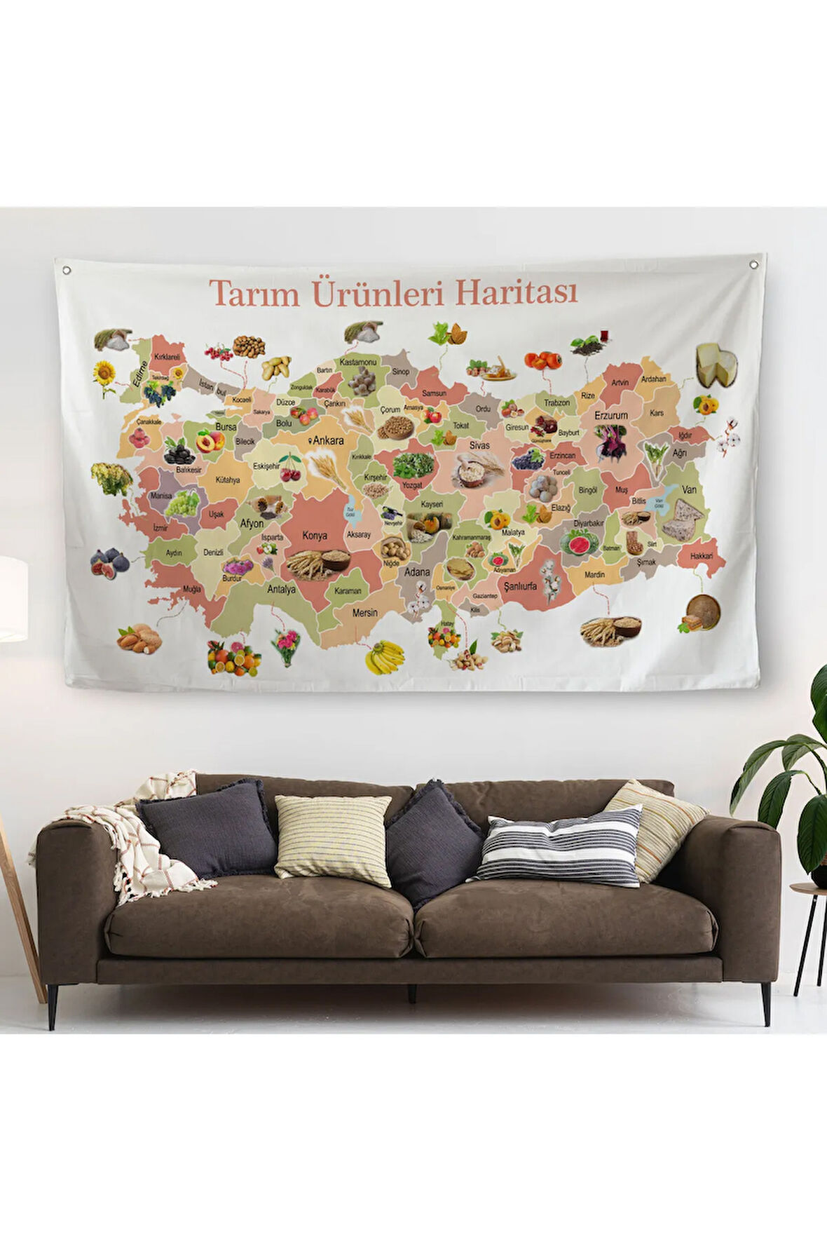 Tarım Ürünleri Yerli Malı Haftası Türkiye Haritası 1046