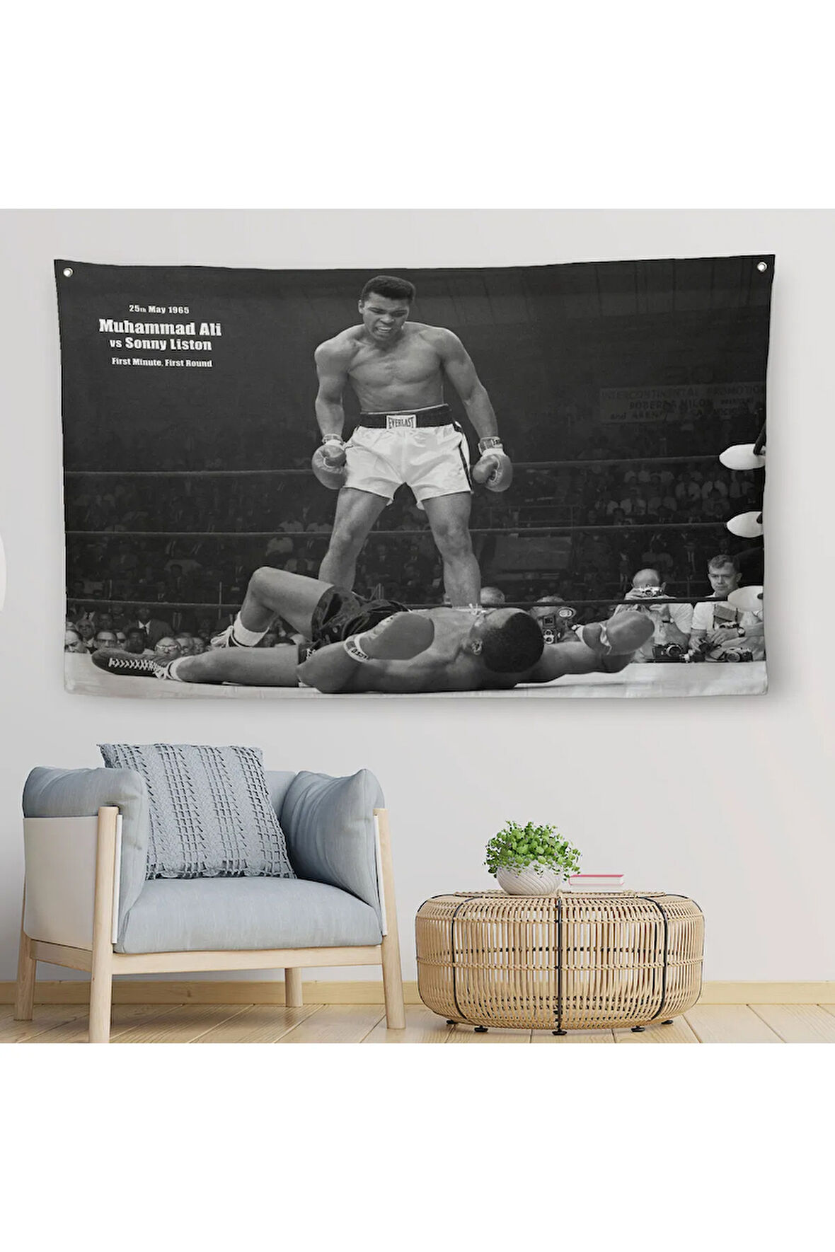 Muhammet Ali Kanvas Duvar Örtüsü-Halısı-5035