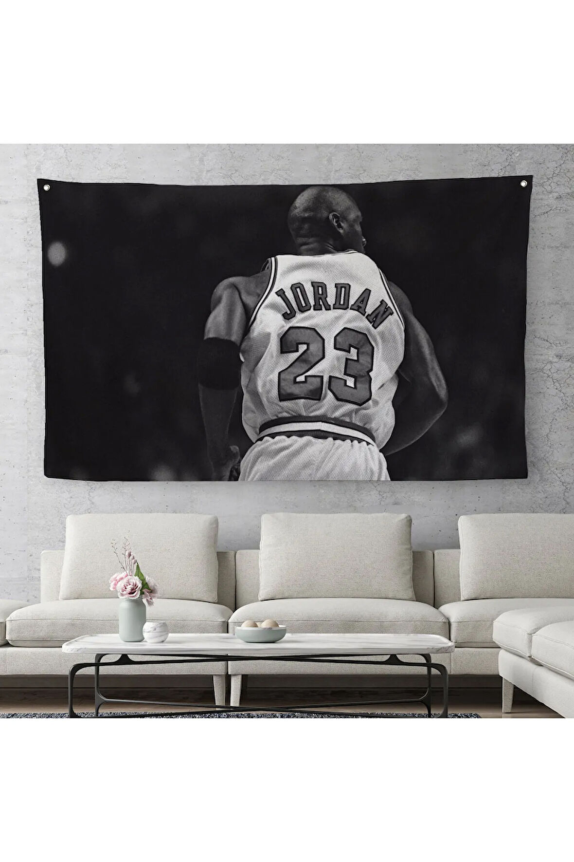 Michael Jordan Kanvas Duvar Örtüsü-Halısı, Chicago Bulls-5087