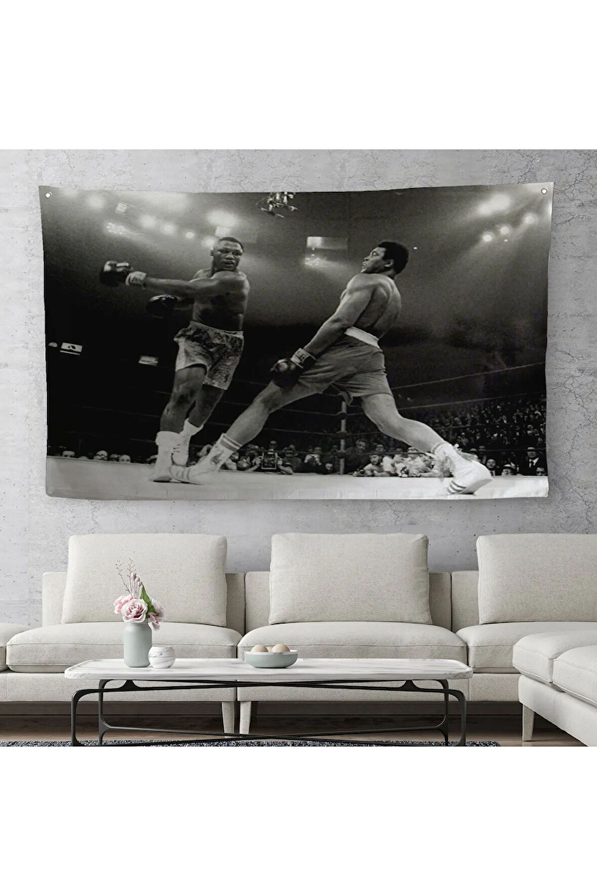 Muhammed Ali-Joe Frazier Duvar Örtüsü-Halısı, Spor Salonu Motivasyon Duvar Örtüsü-Halısı-5089