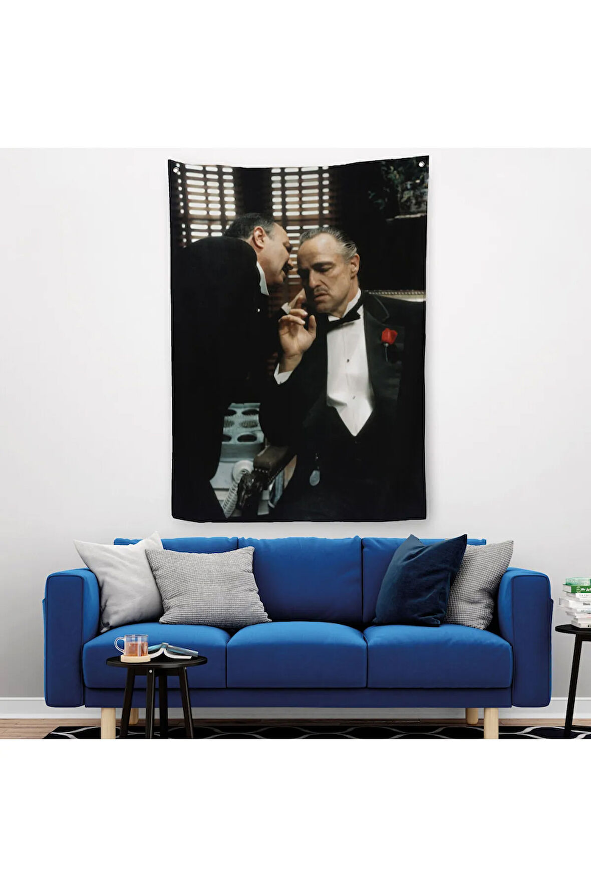 The Godfather Duvar Örtüsü - Halısı, Vito Corleone Film Sahnesi Duvar Örtüsü - Halısı-5279