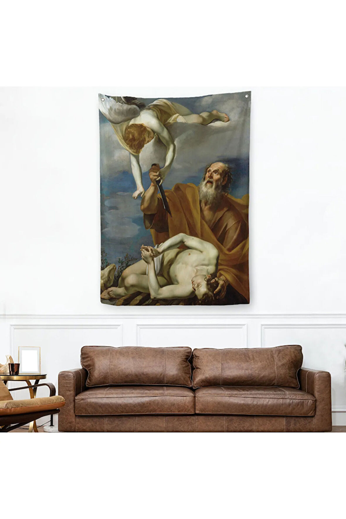 İshak'ın Kurban Edilmesi, Orazio Riminaldi Duvar Örtüsü - Halısı-5290