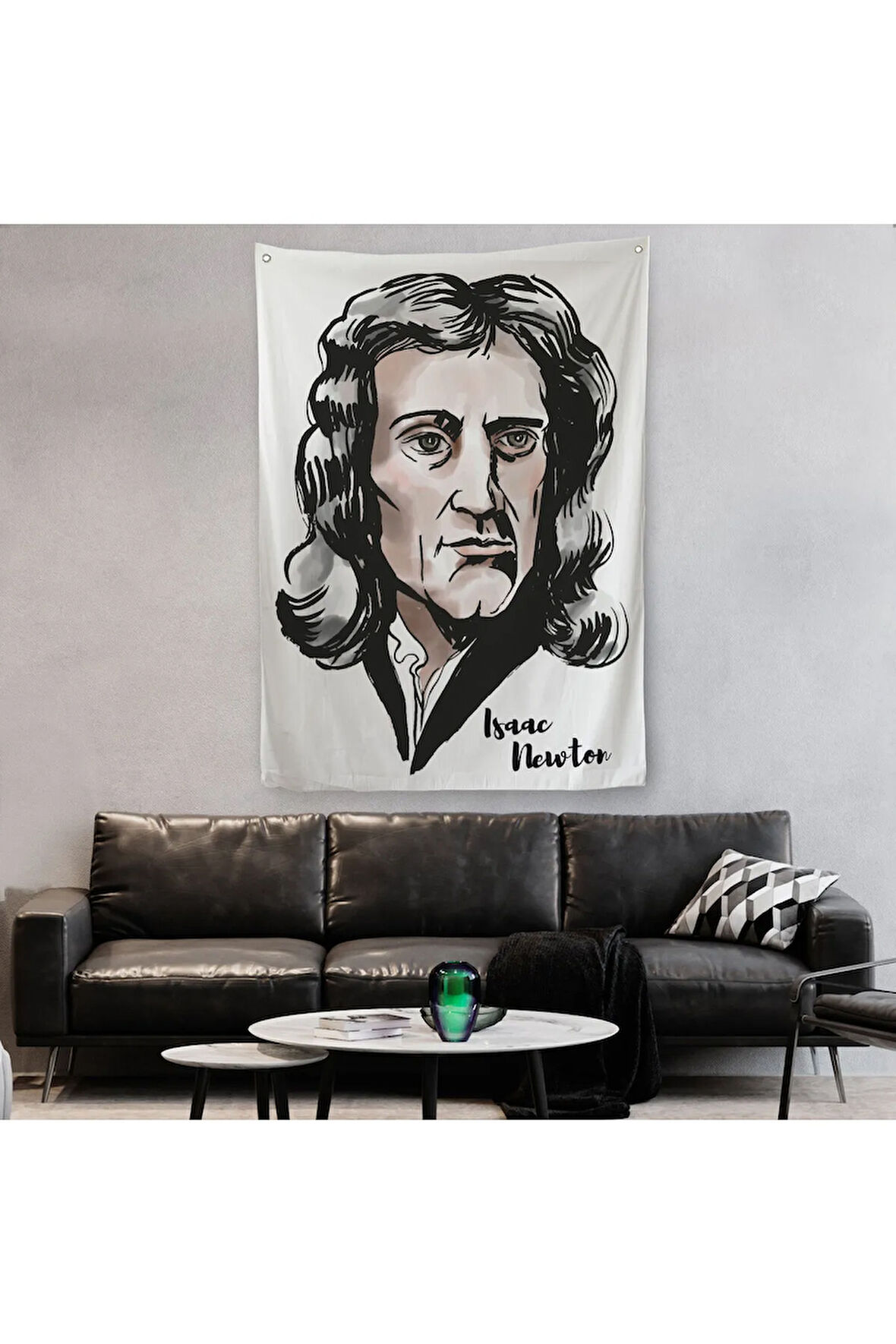 Isaac Newton Dekoratif Duvar Örtüsü - Halısı-5914