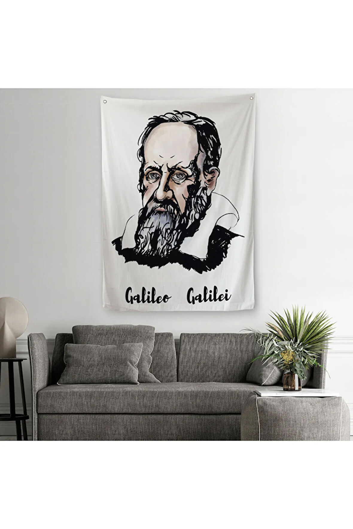 Galileo Galilei Dekoratif Duvar Örtüsü - Halısı-5915