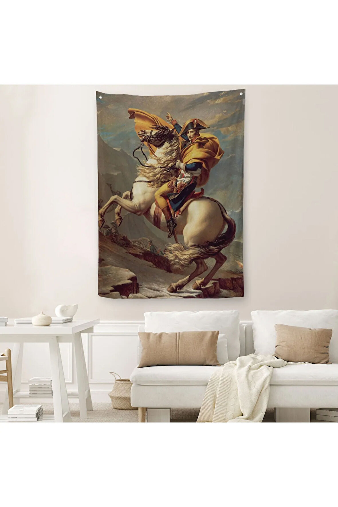 Alpleri Aşan Napolyon Duvar Örtüsü - Halısı-6011