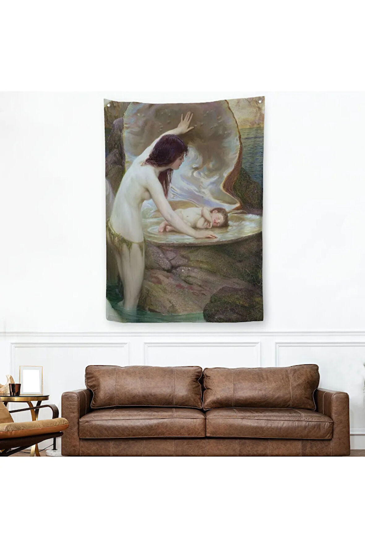 Hz Meryem ve Hz İsa Duvar Örtüsü - Halısı-6026