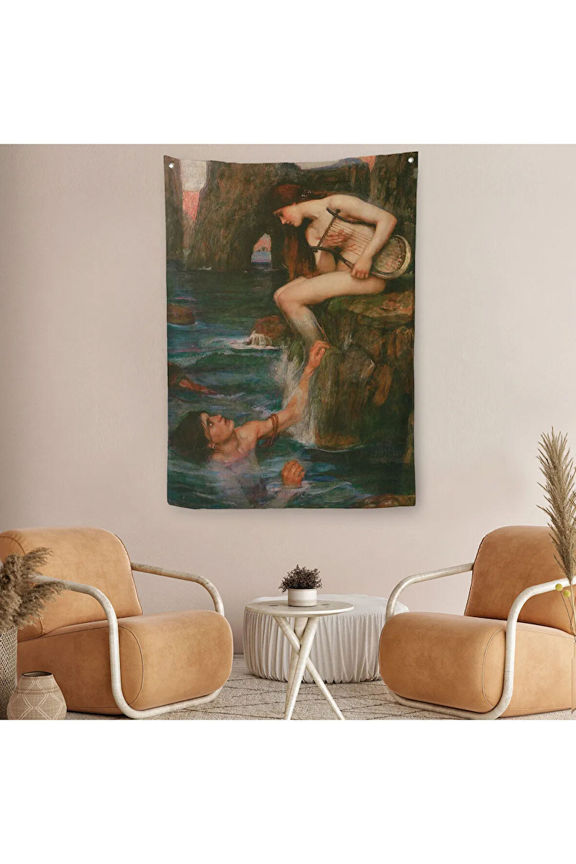 John William Waterhouse 1849-1917 İngiltere Duvar Örtüsü - Halısı-6029