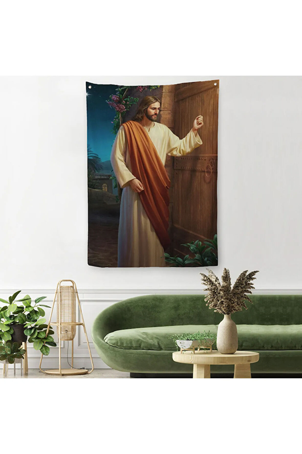 Rab Isa'nın Ikinci Gelişini Simgelegen Cesus Duvar Örtüsü - Halısı-6035