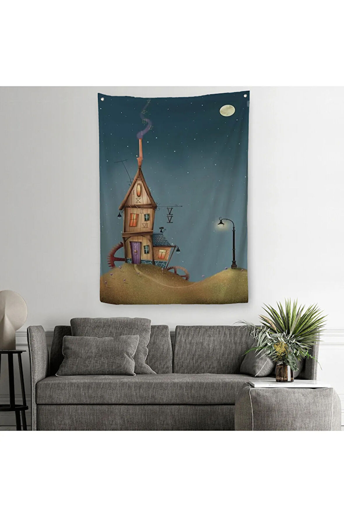 Güzel Ev Dekoratif Duvar Örtüsü-Halısı - Halısı -6186