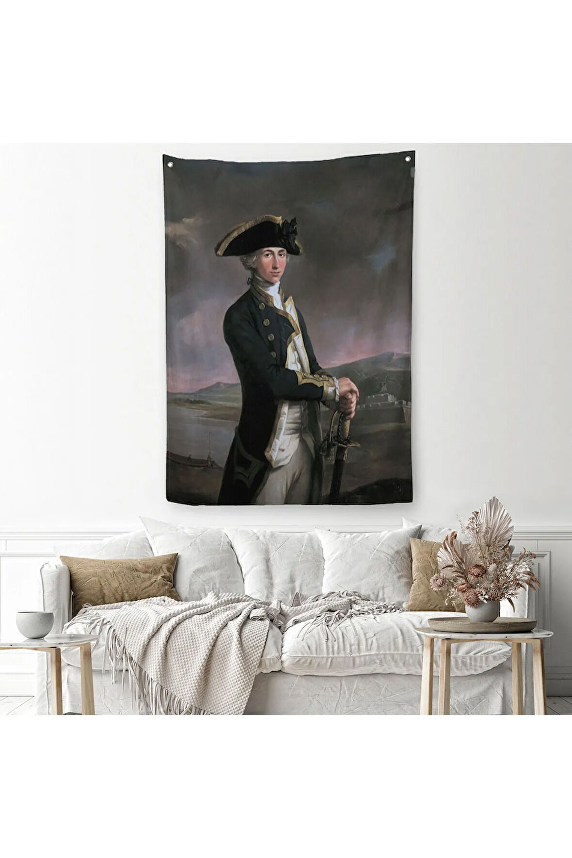 İngiliz Amiral Horatio Nelson Dekoratif Duvar Örtüsü - Halısı-6227