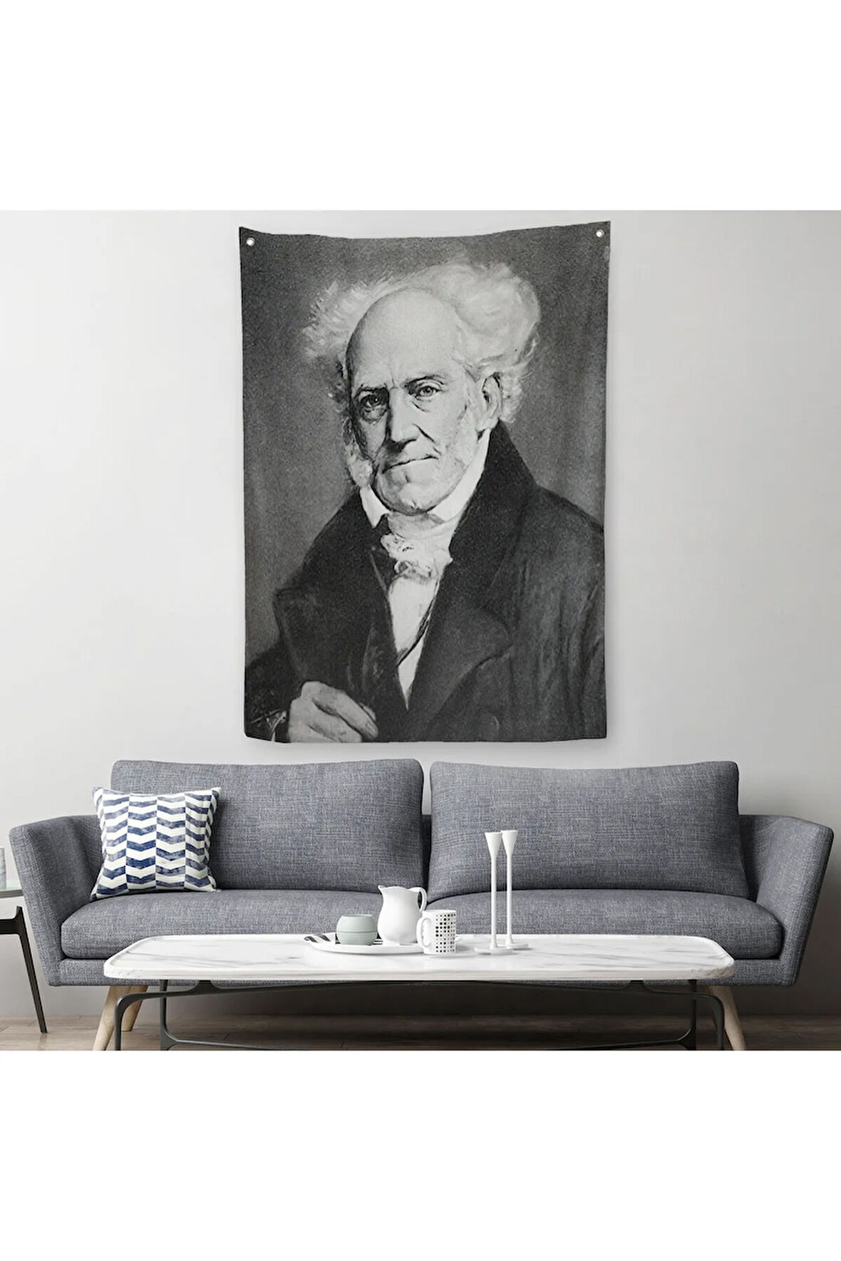 Arthur Schopenhauer Duvar Örtüsü - Halısı -6266