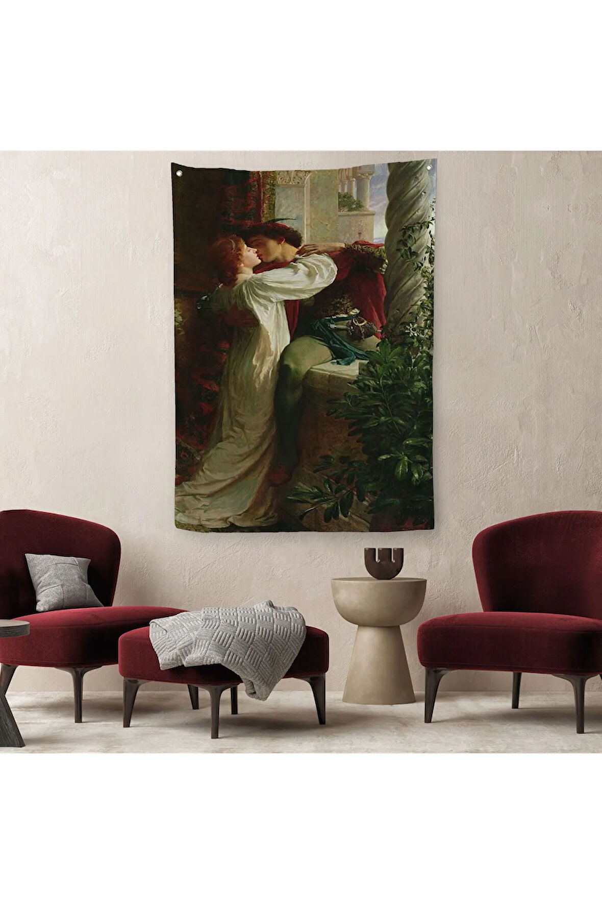 Romeo ve Juliet Dekoratif Duvar Örtüsü - Halısı-6312