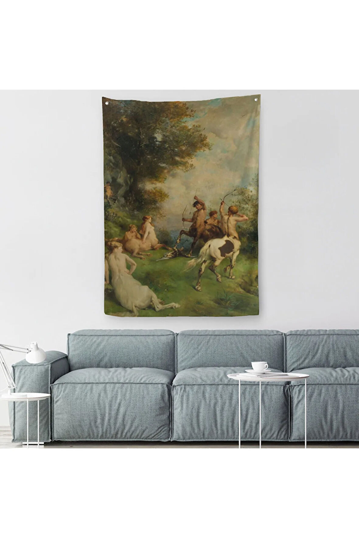 Eugene Fromentin'in Sentorlar, At Adamlar Duvar Örtüsü - Halısı-6326