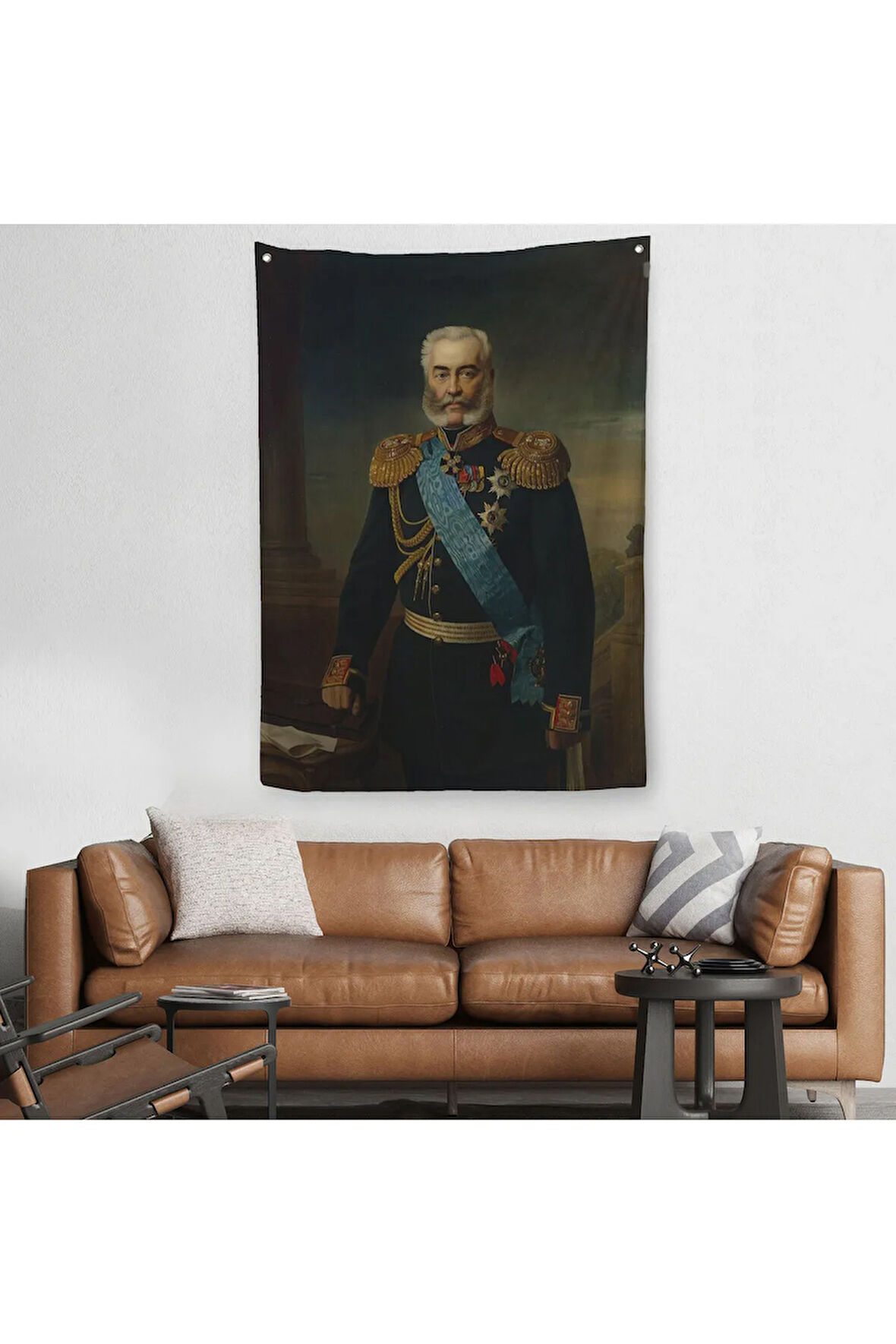 Rus imparatorluğu Generali Alexander Vladimirovich Adlerberg Duvar Örtüsü-Halısı-6359