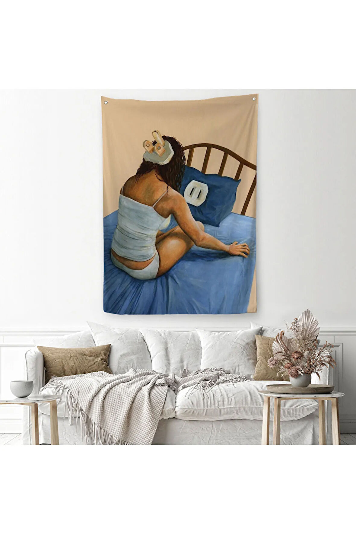 Uykusuzluk Duvar Örtüsü-Halısı-6388