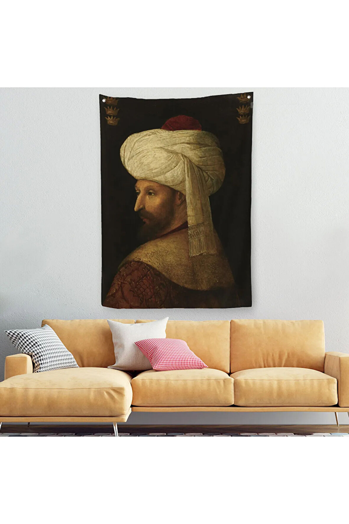 Fatih Sultan Mehmed Han Duvar Örtüsü-Halısı-6409