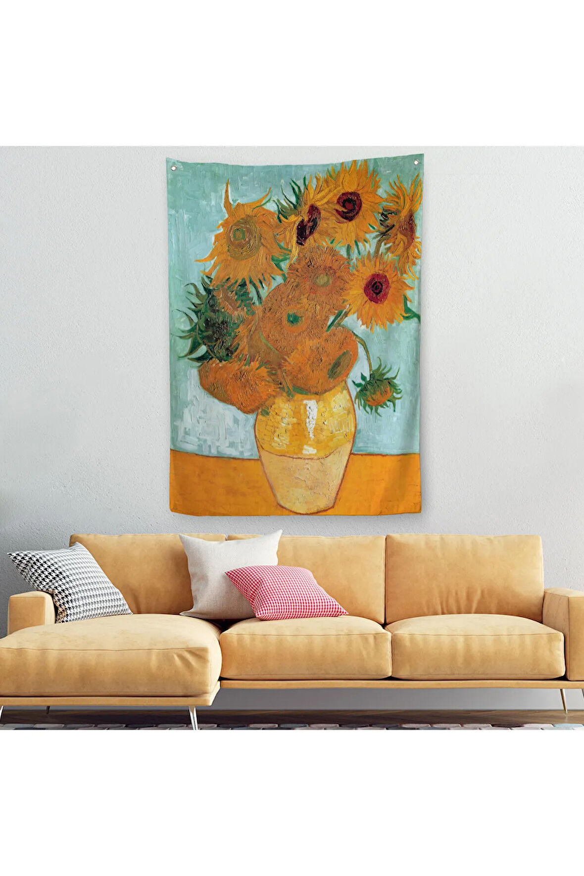 Vincent Van Gogh Ayçiçeği Duvar Örtüsü-Halısı-6437