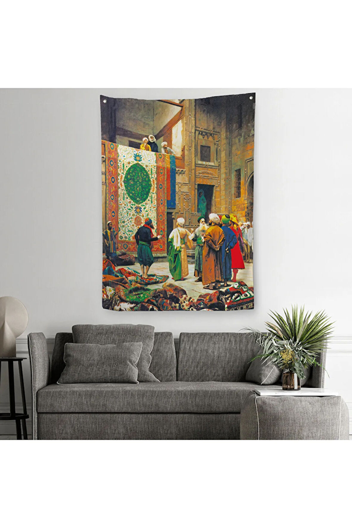 Jean Leon Gerome Halı Tüccarı Duvar Duvar Örtüsü-Halısı-6452