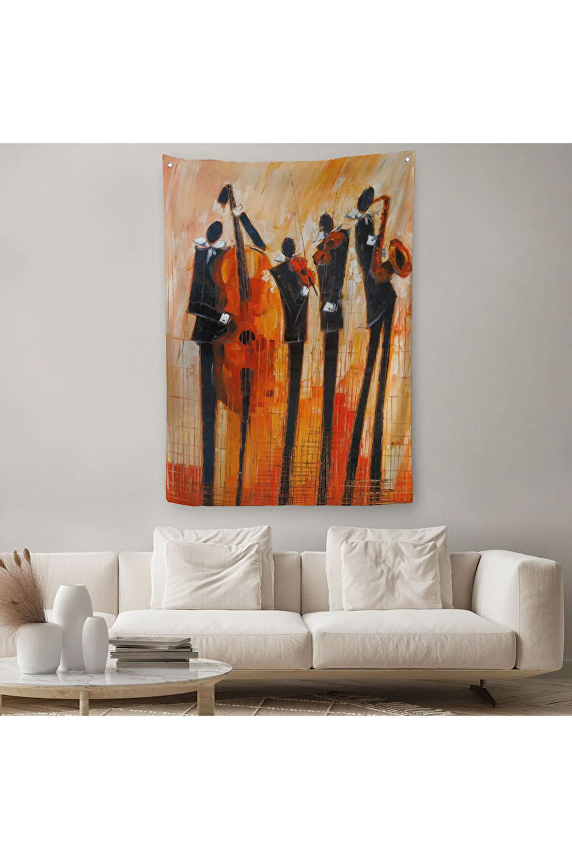 Sürreal Müzik Grubu Duvar Örtüsü-Halısı-6497