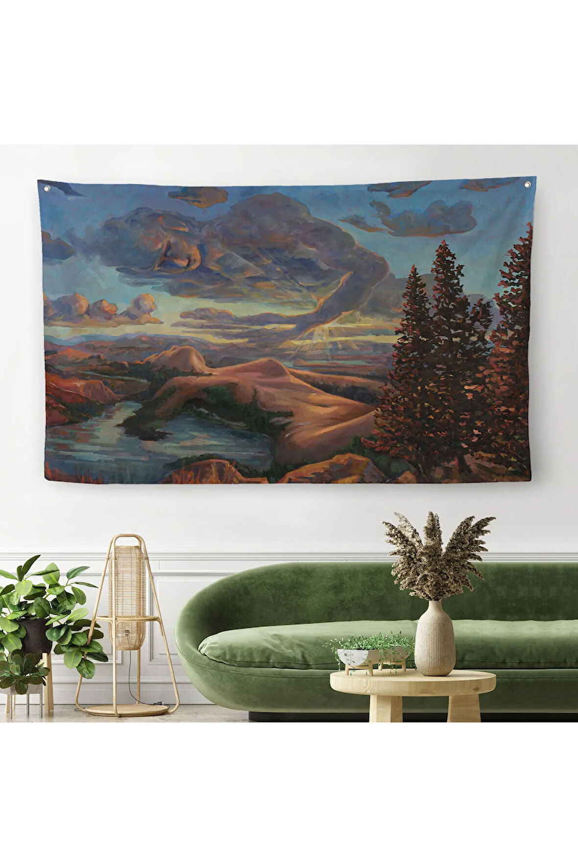 Yeryüzü ve Gökyüzü Duvar Örtüsü-Halısı-6581