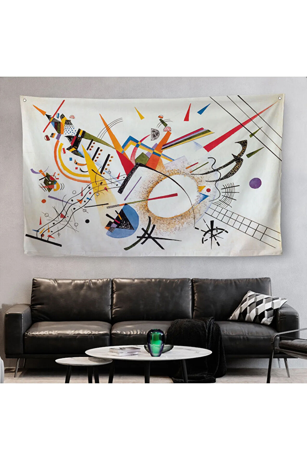 Renkli Gerçeküstü Dekoratif Duvar Örtüsü-Halısı-6615