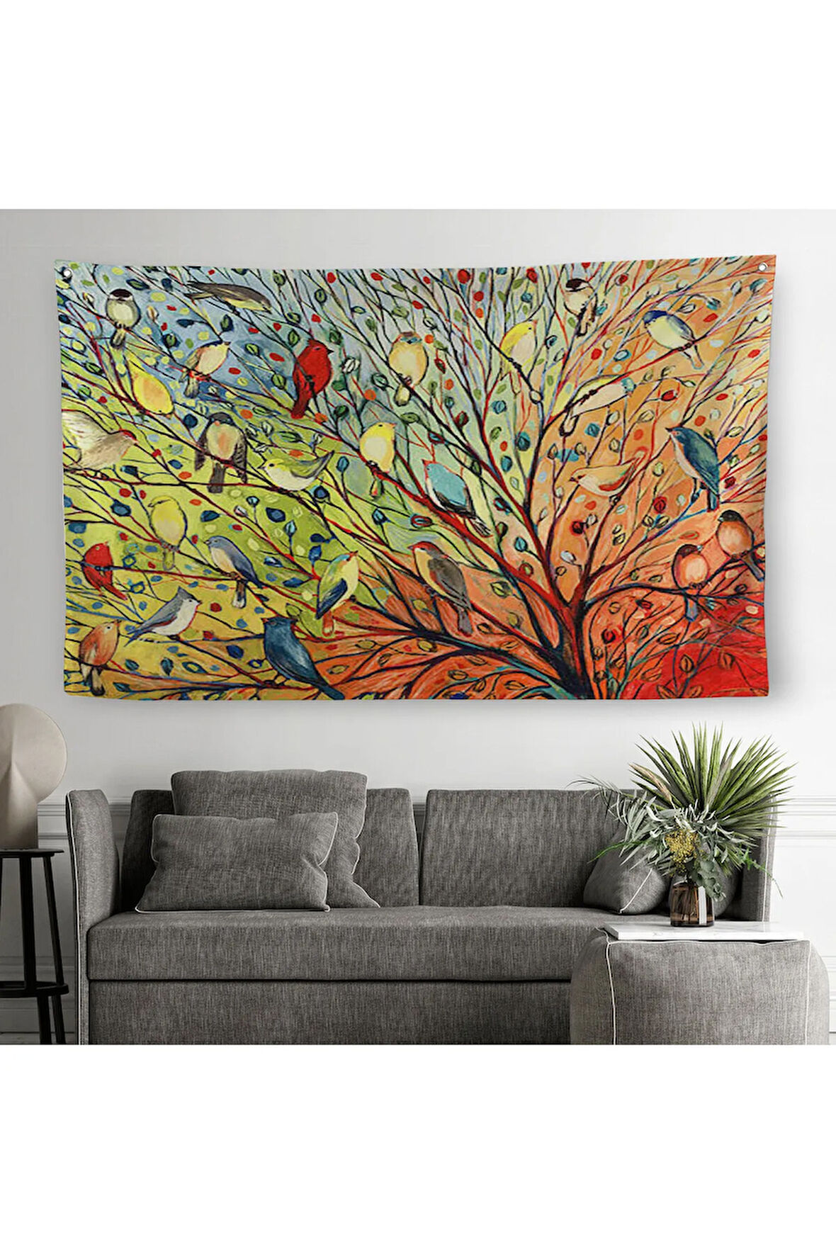 30 Kuş Duvar Örtüsü-Halısı - 27 Birds-6654