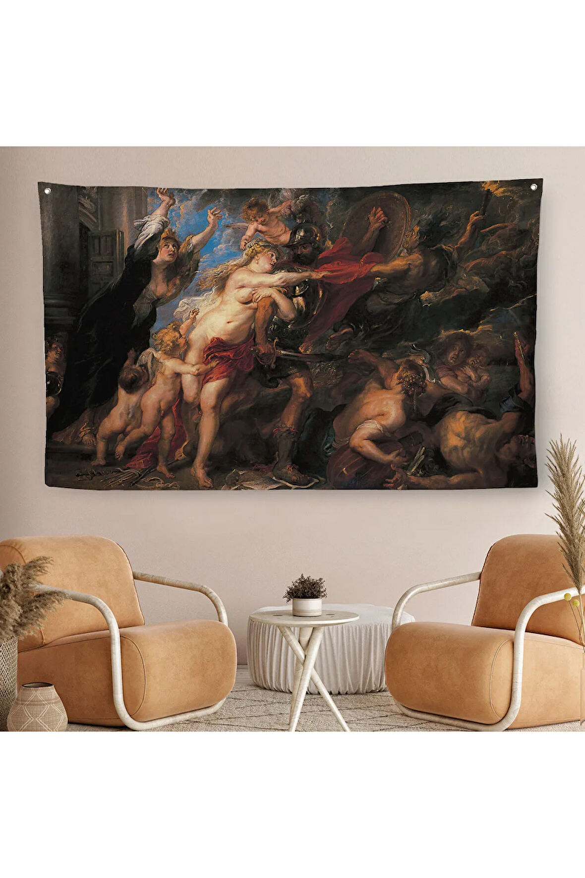 Peter Paul Rubens’in Savaşın Sonuçları Duvar Örtüsü-Halısı-6655