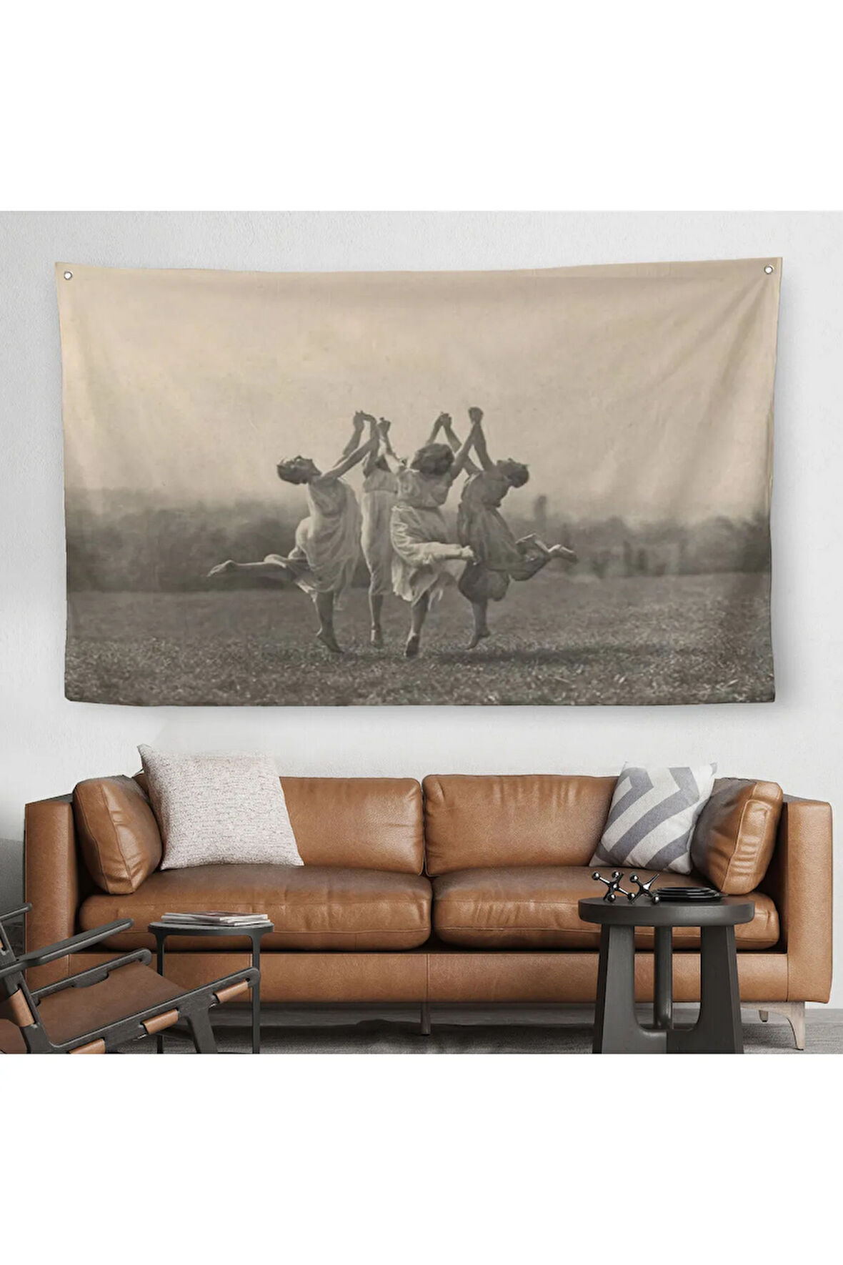İsviçreli Fotoğrafçı Frederick Boissonnas Dans Eden Kadınlar Duvar Örtüsü-Halısı-6656