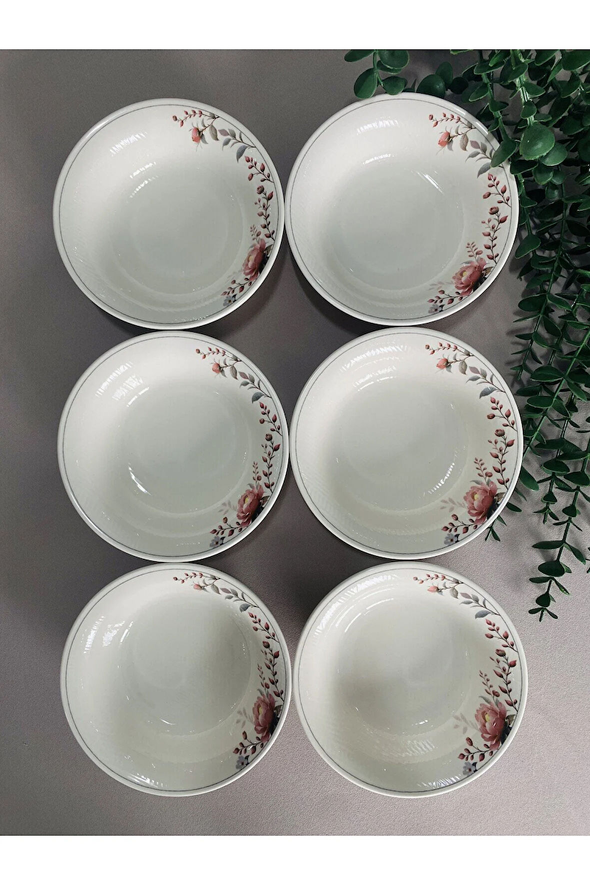 Hasbahçe Model 6 Adet Çorba Kasesi