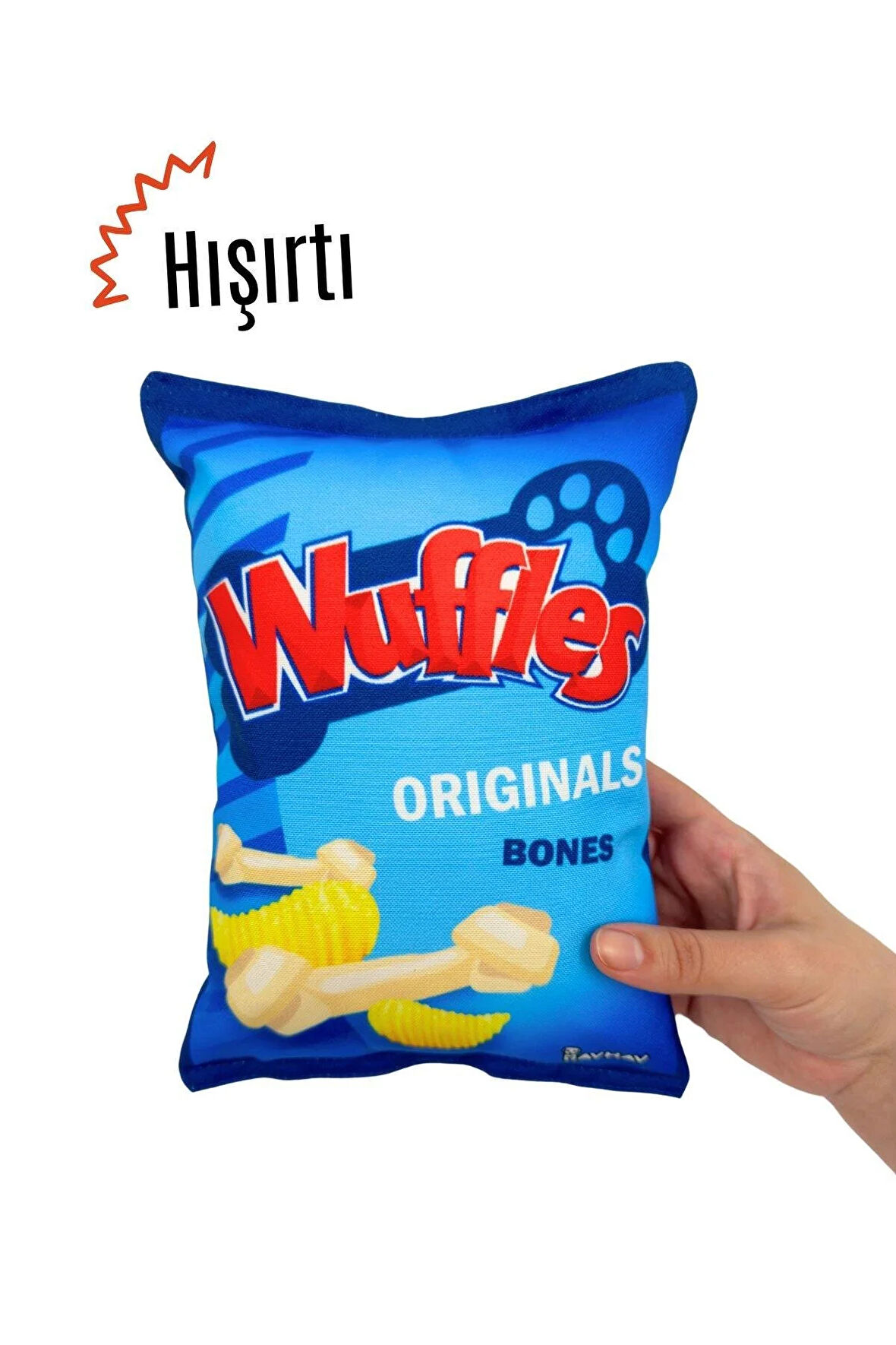 Havhav Wuffles Peluş Cips Hışırtı Sesli Köpek Oyuncağı 