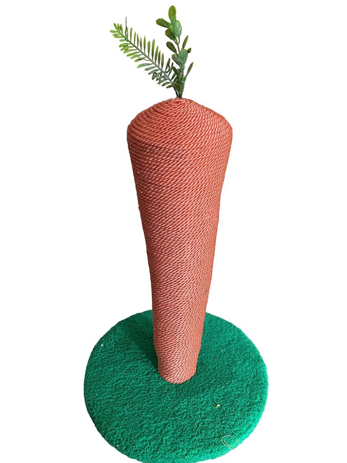 Havuç figürlü kedi tırmalama tahtası 50 cm