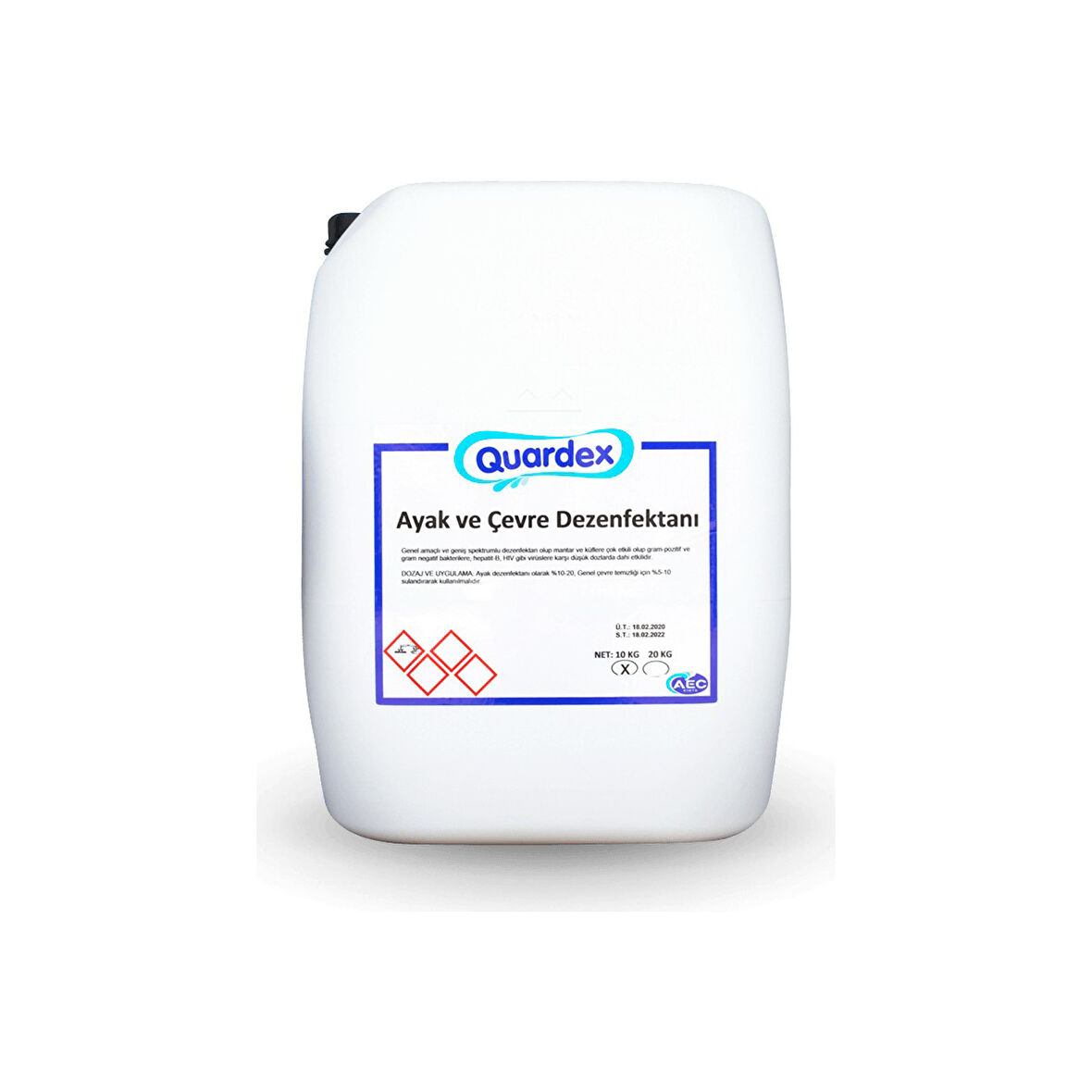 Havuz Ayak Dezenfektanı ve Çevre Dezenfektanı 20 Lt