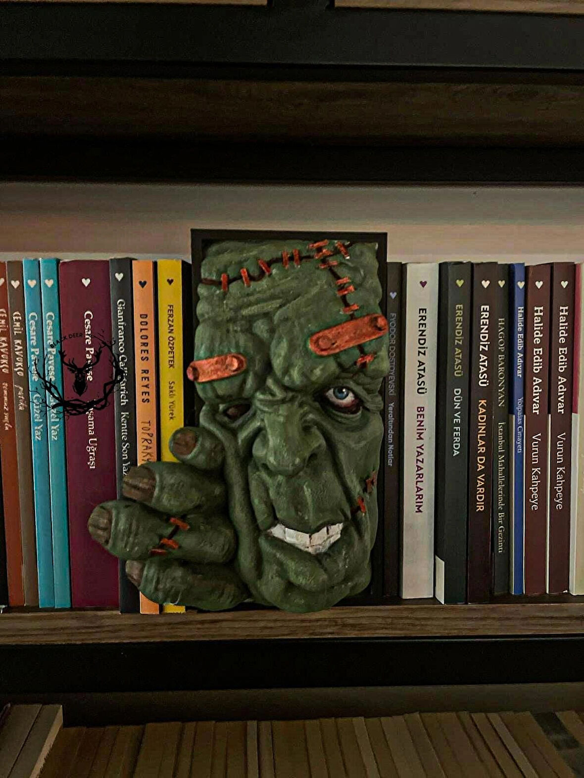  Frankestein / Kitaplık Figürü / Kitap Tutucu (MODEL2)