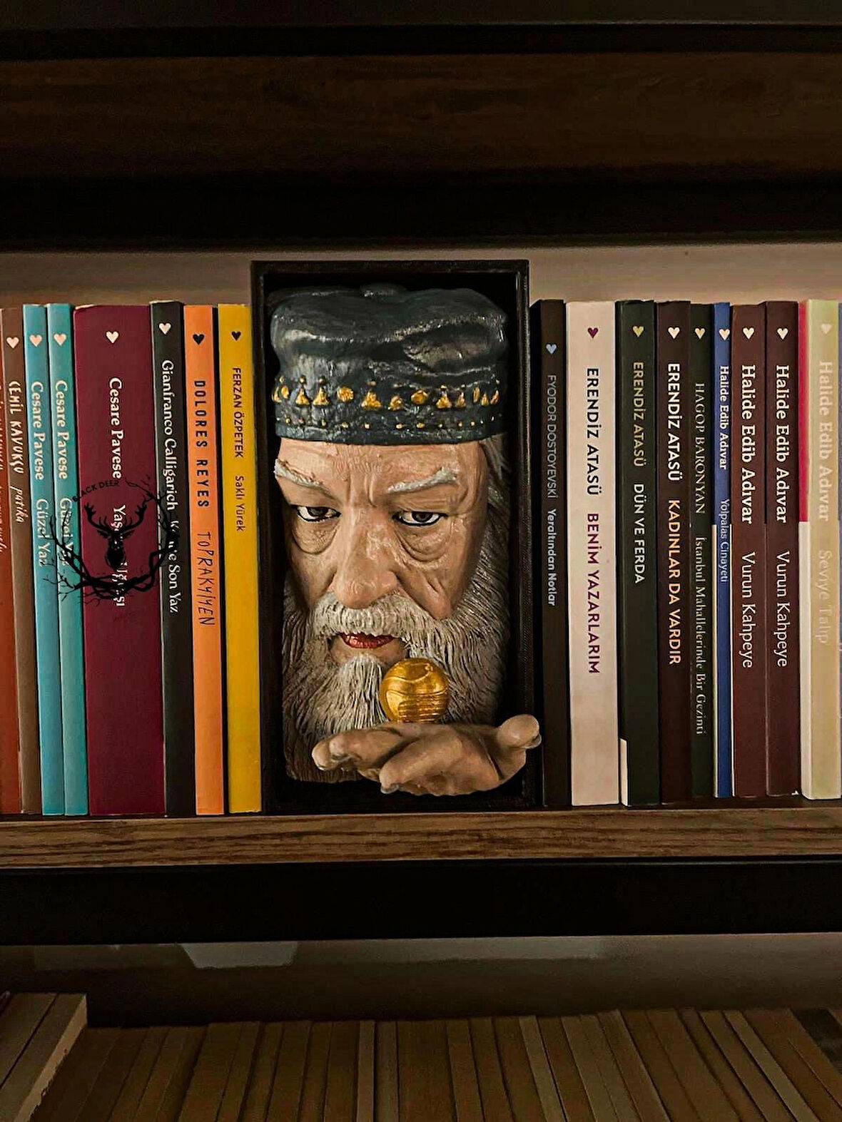 hayatvesanat Harry Potter Serisi / Dumbledore / Kitaplık Figürü / Kitap Tutucu