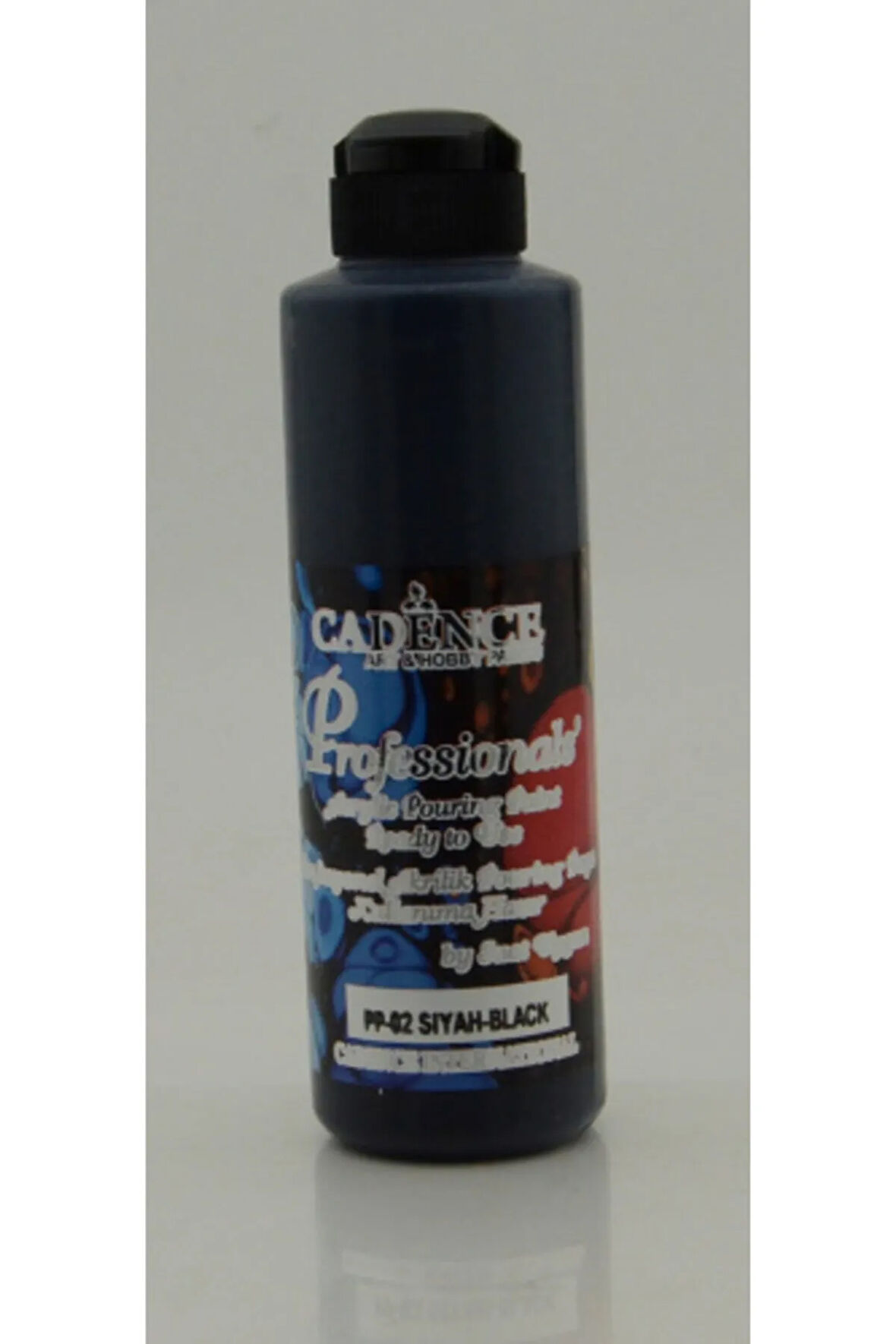 Cadence Profesyonel Pouring Paint Pp 02 Siyah 250 Ml.