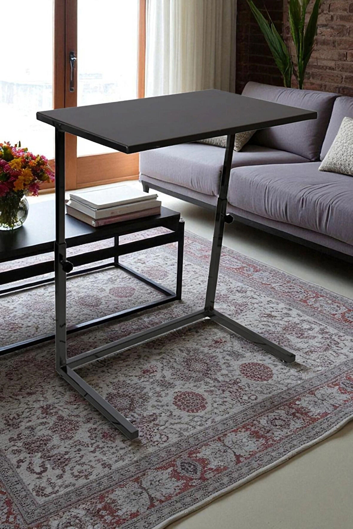 Yükseklik Ayarlı Dar Zigon Laptop-Notebook Sehpası Masası