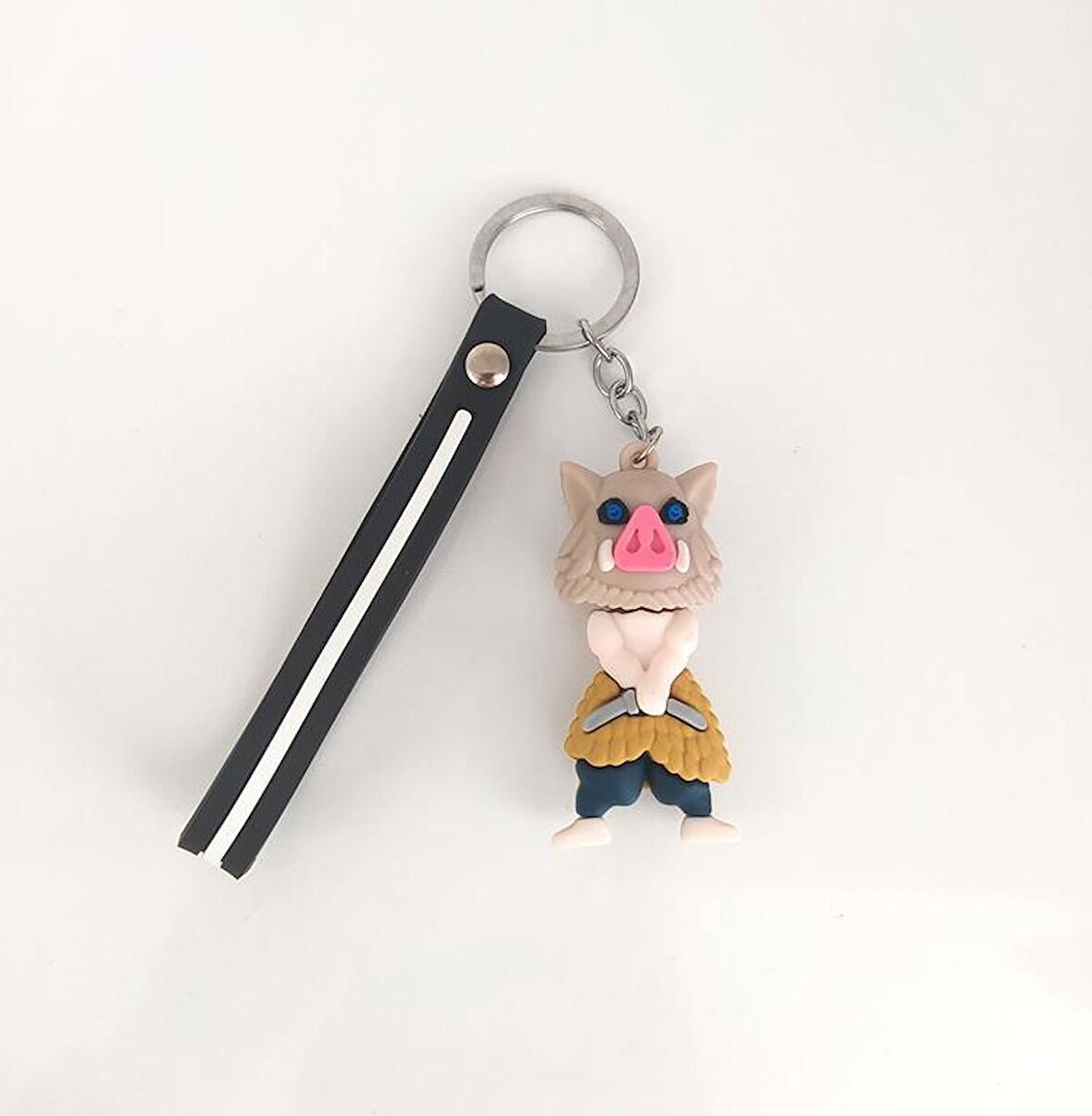 Demon Slayer Kimetsu No Yaiba Figür Silikon Anahtarlık Çanta Süsü Oyuncak