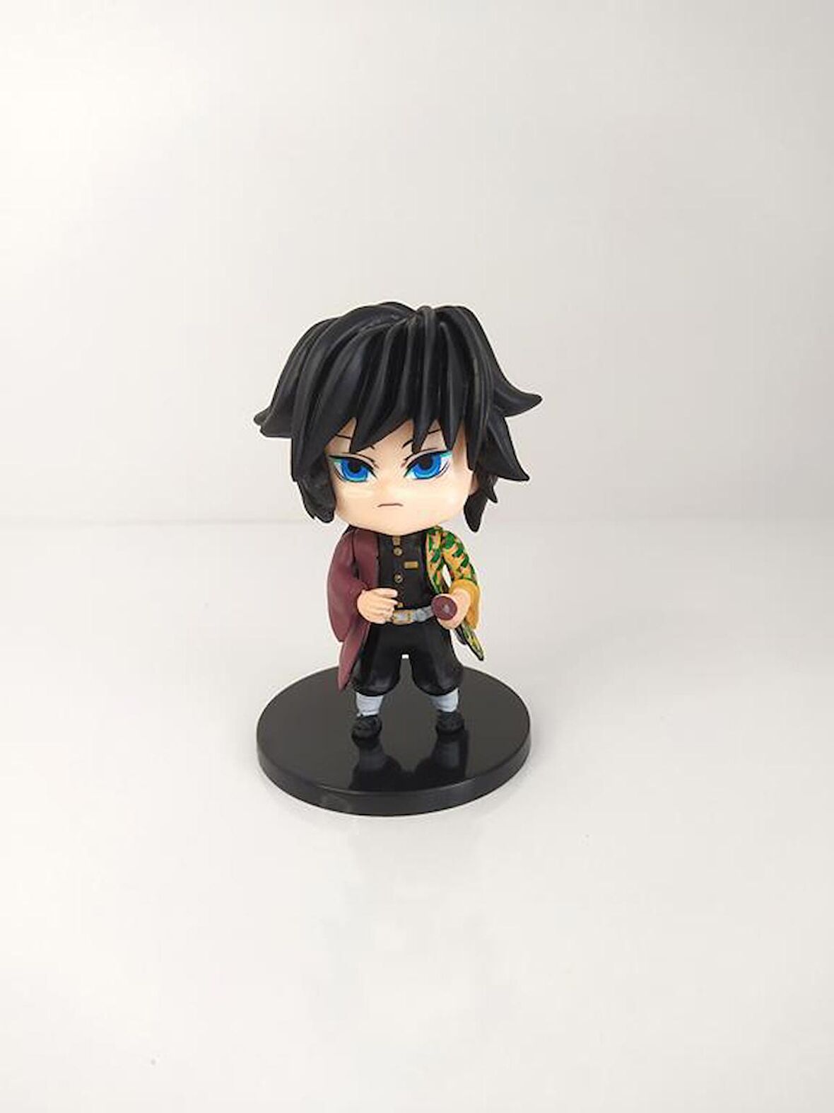 Demon Slayer Kimetsu No Yaiba Giyu Tomioka Anime Figür Biblo Oyuncak 11 cm