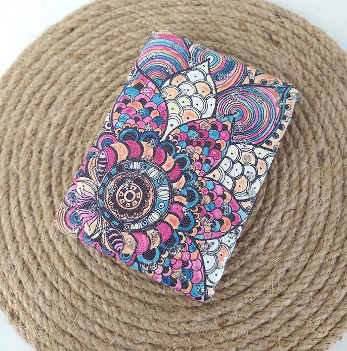 Ayna Taşınabilir Cep Çanta Makyaj Büyüteç Ayna Dikdörtgen Ayna 13931