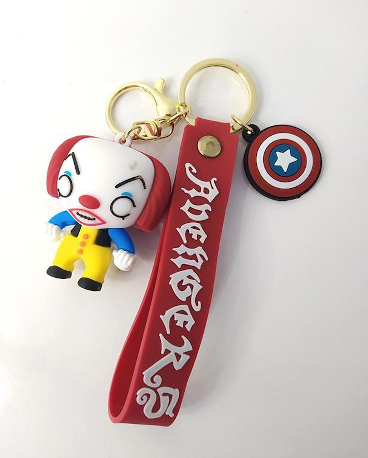 Anahtarlık Halloween Cadılar Bayramı Palyaço Silikon Anahtarlık Çanta Süsü Karakter Figür Oyuncak Aksesuar 14512