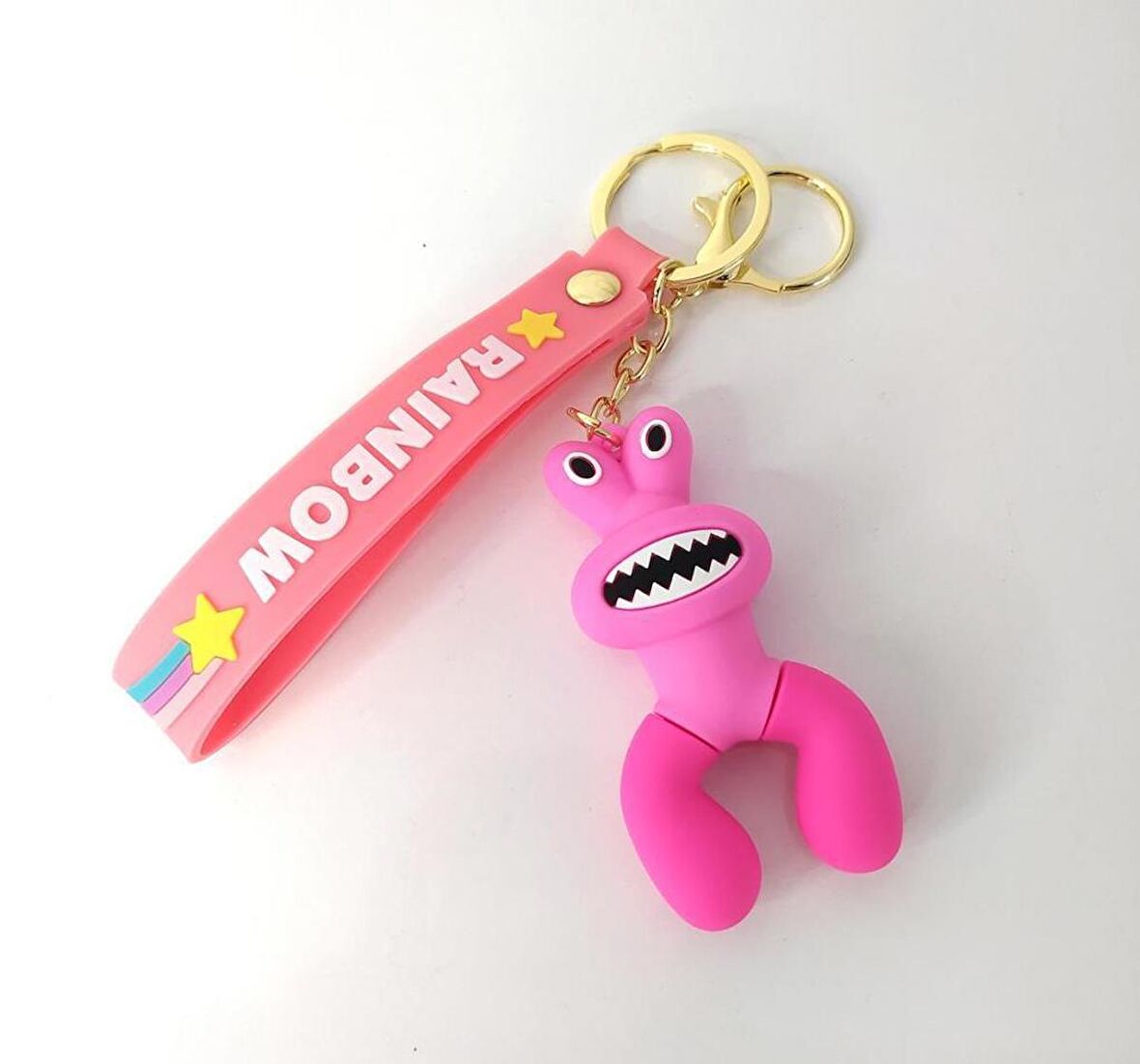 Anahtarlık Roblox Gökkuşağı Arkadaşlar Rainbow Silikon Anahtarlık Çanta Süsü Karakter Figür Oyuncak 